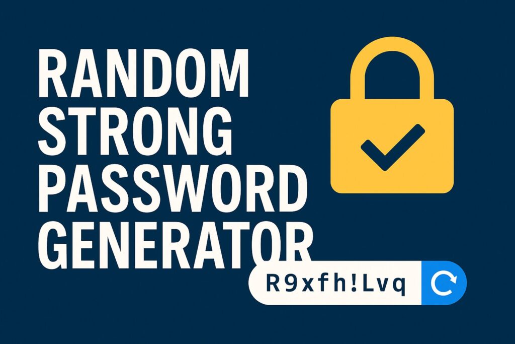Random Strong Password Generator