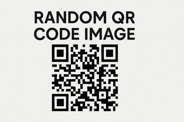 random qr code image